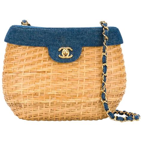 chanel gold basket weave bag|Chanel handbags women.